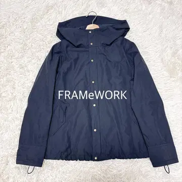 새상품급 정가 27,500엔 프레임워크 마운틴 파카 네이비 [ M ]