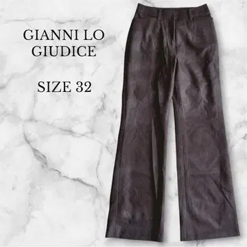 새상품급 잔니로 주디 슬랙스 스트레이트 팬츠 블랙 깔끔한