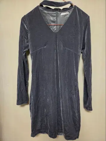 RESEXXY 초커 벨로아 원피스