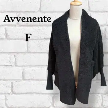 Avvenente 보아 코트 아우터 F 블랙 여성용