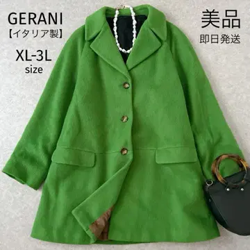 새상품급 이탈리아제 GERANI 울 코트 A라인 XL-3L 고급