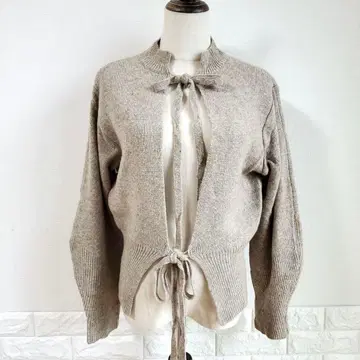 리틀 스 니트 가디건 2way 리본