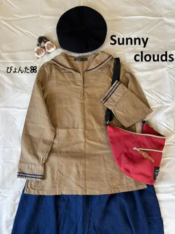 새상품급 세일러 상의