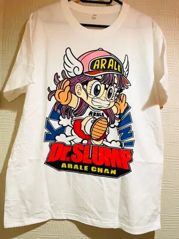 아라레짱 빅 프린트 T셔츠 드래곤볼 토리야마 아키라 L~XL 상당