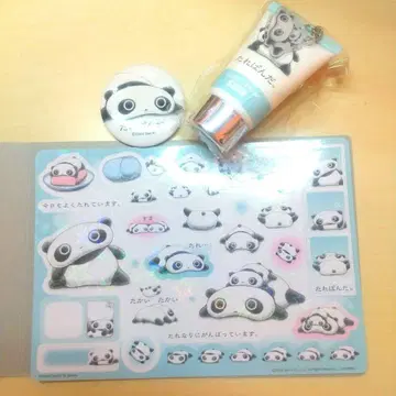 산엑스 타레판다 핸드 크림 틴 배지 씰 포함 세트