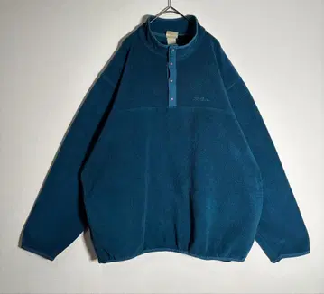 L.L.Bean 자수 로고 스냅T 플리스 자켓 풀오버