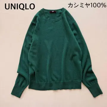 UNIQLO 캐시미어 100% 크루넥 니트 XL 상당