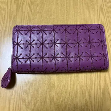 시빌라 장지갑 자수 퍼플