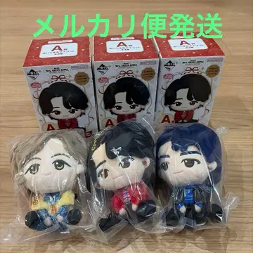 제일복권 미세스 그린애플 A상 봉제 인형 마스코트 전 3종 컴프