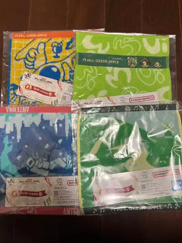 미세스 그린애플 1번 복권 G상 재규어 타월 4종 세트