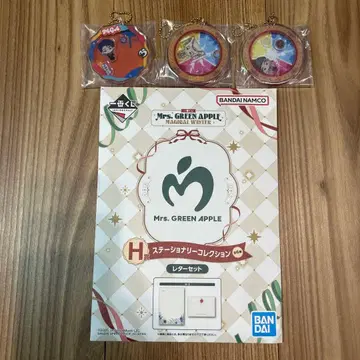 미세스 제일복권 E상 바스락 아크릴 참 H상 레터 세트