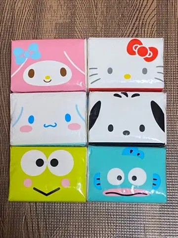 페이퍼 손수건 6개 세트