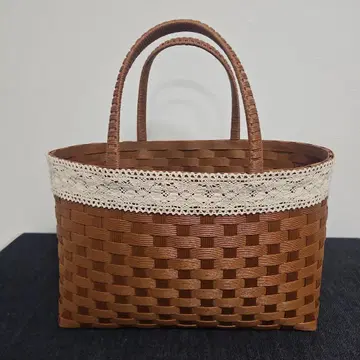 에코 크라프트 바스켓 백