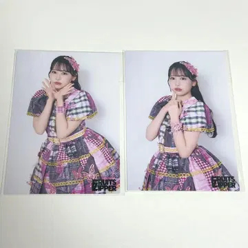 후르츠 지퍼 아이돌 사진 2장 세트 브로마이드 토쿠포