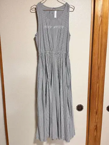 핑크하우스 오버롤 스커트 롱