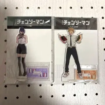 체인소 맨 아크릴 스탠드 레제 덴지 세트