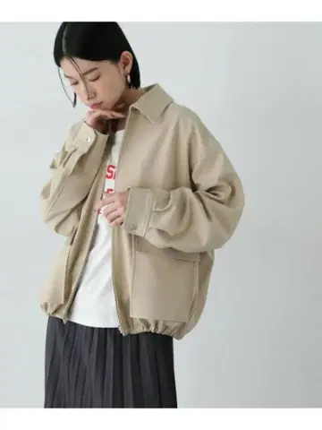 N. Natural Beauty Basic 빅 포켓 블루종