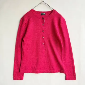 새상품급 GHL 마가렛호웰 여성용 린넨 스웨터 헨리넥