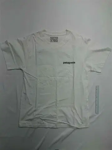 파타고니아 레귤러 핏 로고 T셔츠 XS 사이즈 남성용 화이트 계열