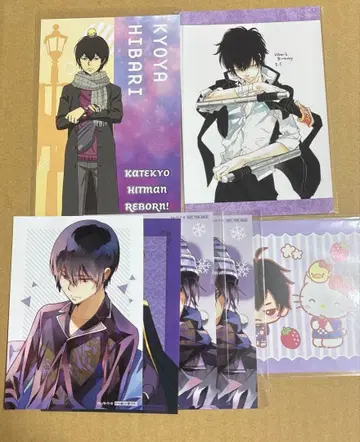 가정교사 히트맨 REBORN 리본 히바리 쿄야 엽서 아마노 아키라 전시회