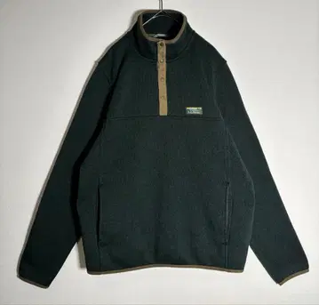 L.L.Bean 자수 로고 스냅T 플리스 자켓 풀오버