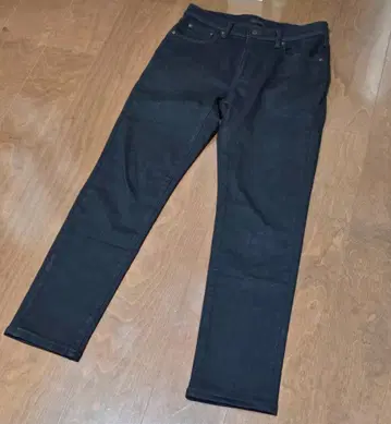 31 유니클로 히트텍 울트라 스트레치 청바지 블랙 속기모