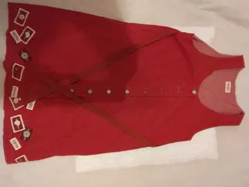 핑크하우스 오버롤 스커트