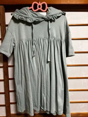 merry jenny 후드 부착 맨투맨 원피스