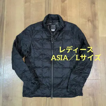 TAION 여성용 블랙 다운 자켓 L 사이즈 수납 봉투 포함