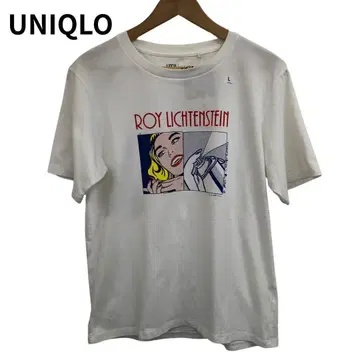 택 포함 새상품 유니클로 로이 리히텐슈타인 프린트 반팔 T셔츠 L