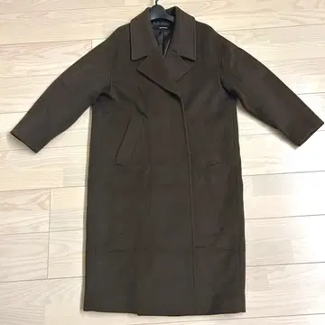 새상품급 저널 스탠다드 울 롱 코트 롱 코트 다크 브라운