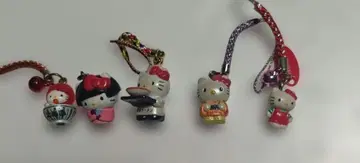 8가지 지역 한정 키티 키링 5개 세트