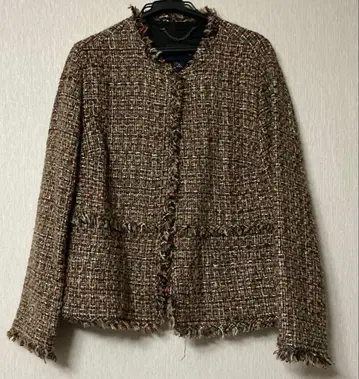 랜즈엔드 트위드 자켓