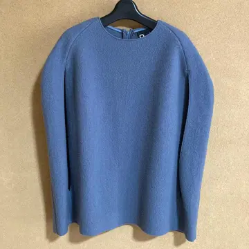 올드맨즈 테일러 판초 울 펠트 니트