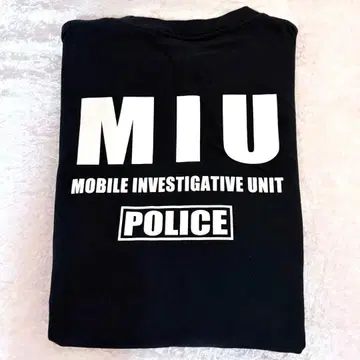 MIU404 T셔츠 네이비 아야노 고 호시노 겐