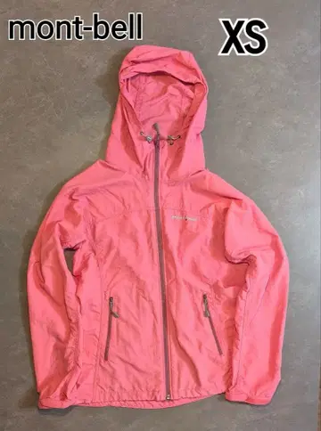 mont-bell 마운틴 후드티 Women's 핑크 나일론