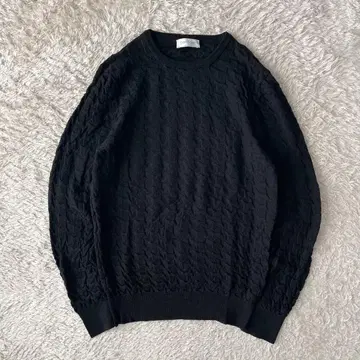 그랑사쏘 새상품급 GRAN SASSO 니트 F 블랙