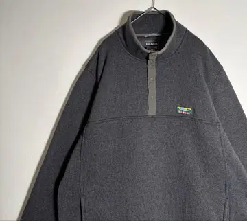 L.L.Bean 자수 로고 스냅 T 플리스 자켓 풀오버
