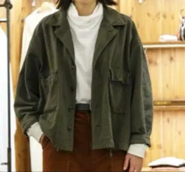 네스트로브 UpcycleLino/BASIC 치노 필드 자켓 카키