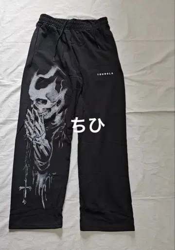 YOUNGLA 프린트 롱 팬츠