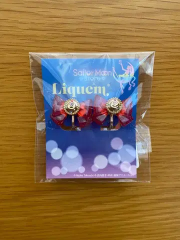 Liquem 세일러문 변신 브로치 리본 귀찌