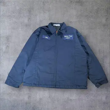 US 구제 의류 기업 와펜 워크 자켓 블루종 충전솜 와펜 구제 의류 XL