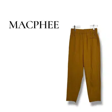 [ 맥피 ] XS 캐주얼 팬츠 브라운 울 98% 32 슬림핏