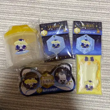해피 복권 산리오 폼폼푸딩 5점