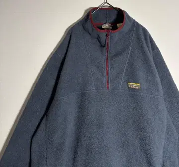 L.L.Bean 자수 로고 하프 지퍼 플리스 자켓 풀오버