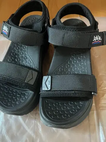 JaVa 콜라보 샌들 클래식 엘프 23.5cm 블랙 여성용