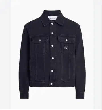 Calvin Klein Jeans 블랙 데님 자켓