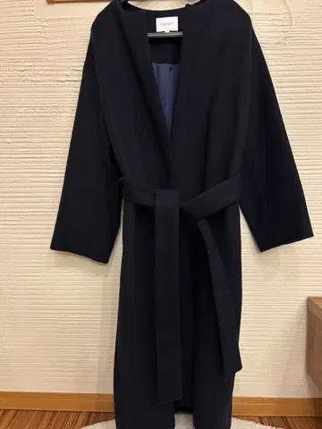 BEAUTY & YOUTH 네이비 롱 코트 S