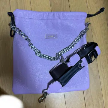 Xgirl FAUX LEATHER DRAWSTRING BAG