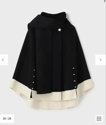 스톨 리버케이프 블랙 Grace continental